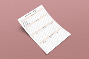 Life Goals Planner Template Graphic by Pugazh Logan · Creative Fabrica