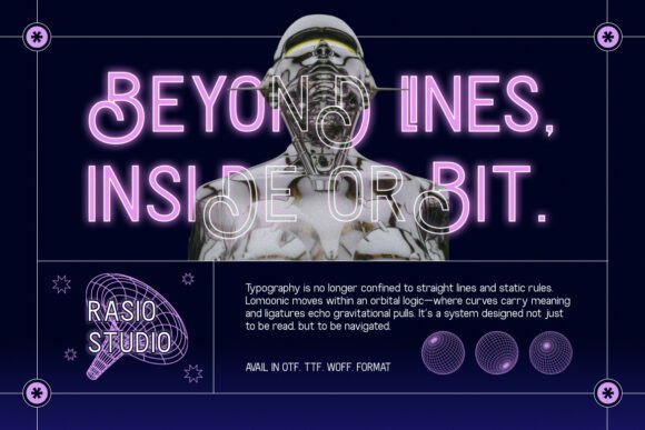 Lomoonic Font PNG with transparent background - Preview 4