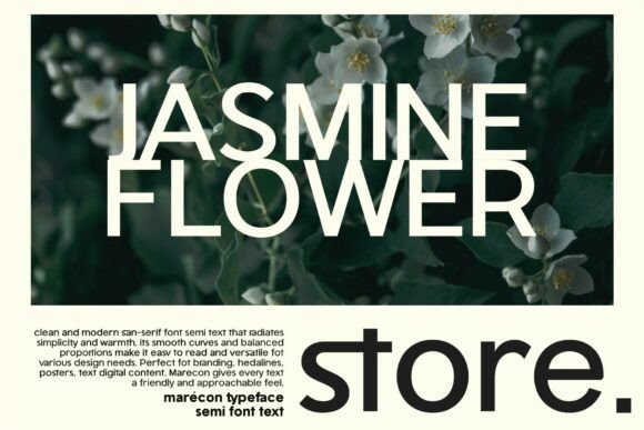 Marecon Font PNG with transparent background - Preview 2