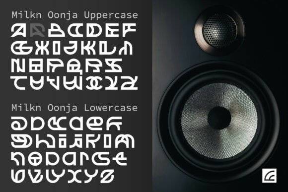 Milkn Oonja Font PNG with transparent background - Preview 2