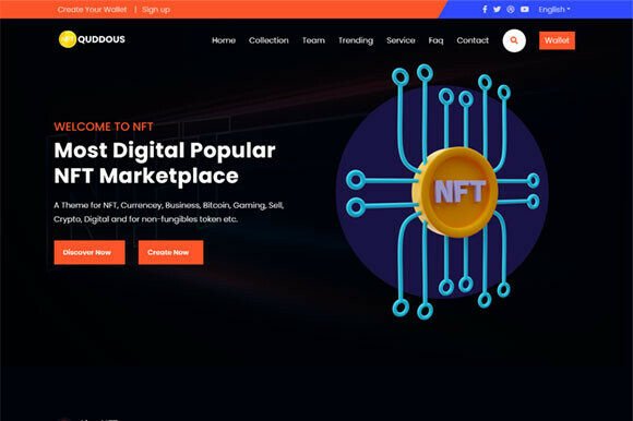 NFT Marketplace a Ecommerce Template