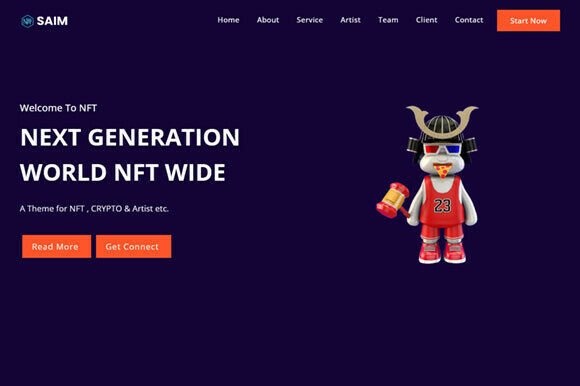 NFT & Portfolio HTML Template