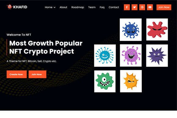 NFT & Portfolio HTML Template