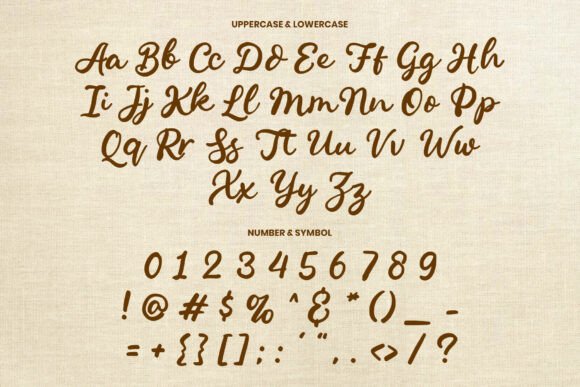 Penned Casual Font PNG with transparent background - Preview 2