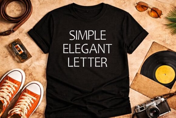 Perfect Minimalist Font PNG with transparent background - Preview 3