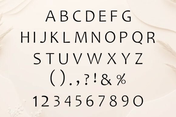 Perfect Minimalist Font PNG with transparent background - Preview 4