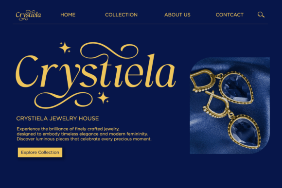 Qurellia Salesta Font PNG with transparent background - Preview 1