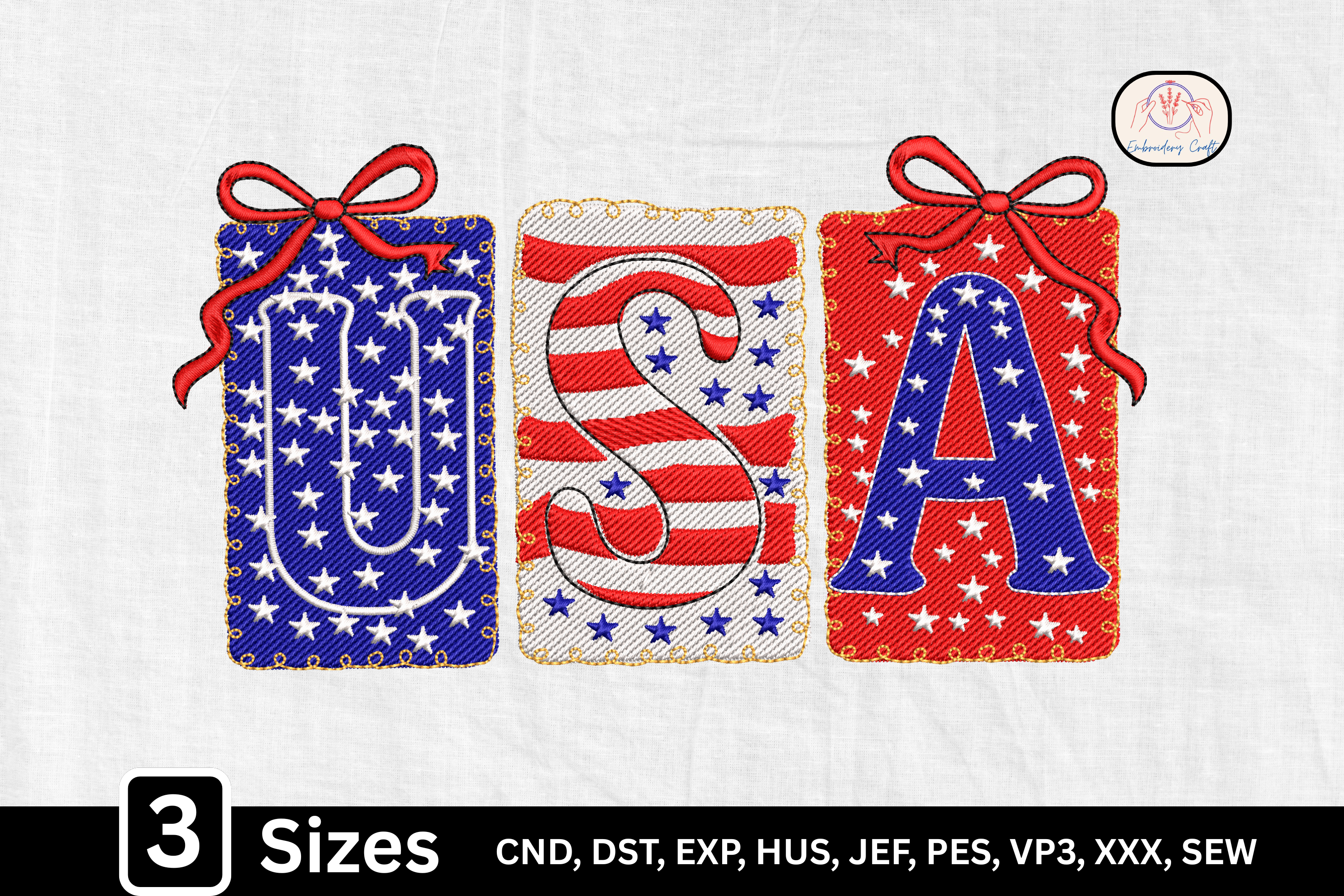 USA Patch Patriotic 4th July