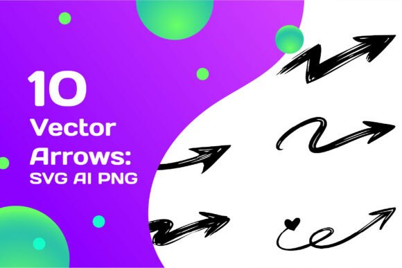 10 Essential Vector Arrows: SVG AI PNG