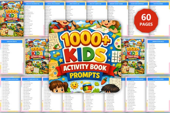 1000+ Kids Activity Book Prompts