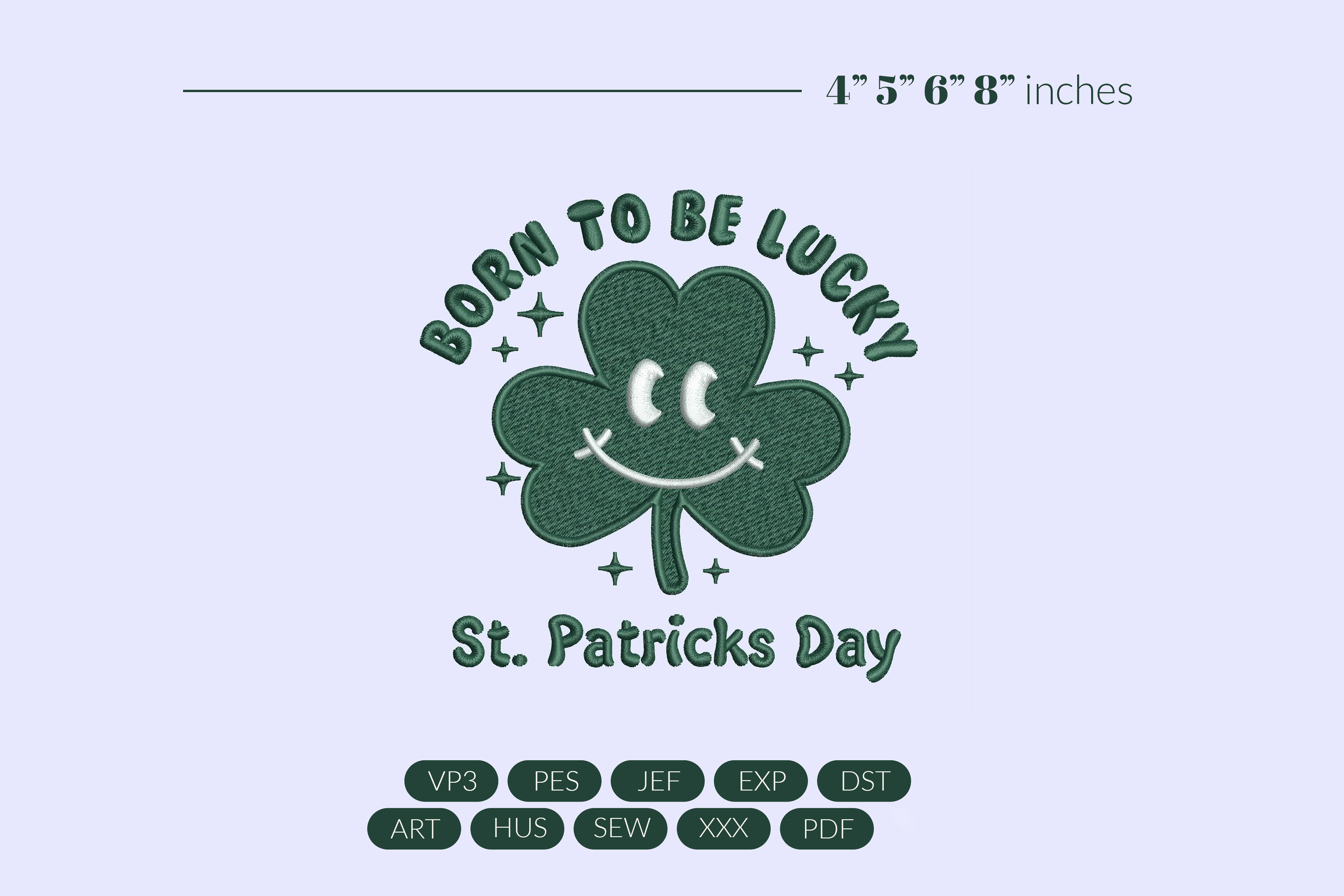 Born to Be Lucky St Patricks Day