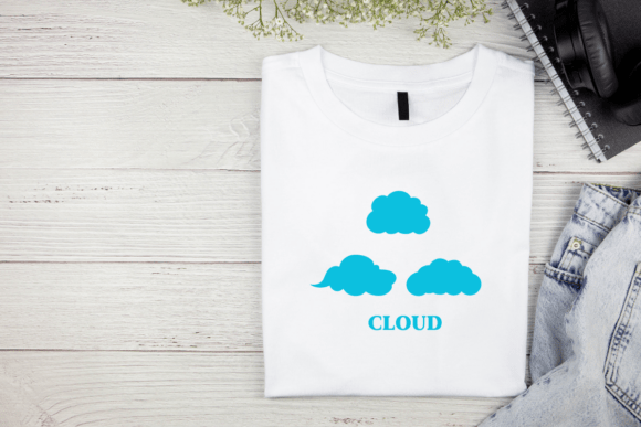 Cloud Silhouettes Font - Preview 4