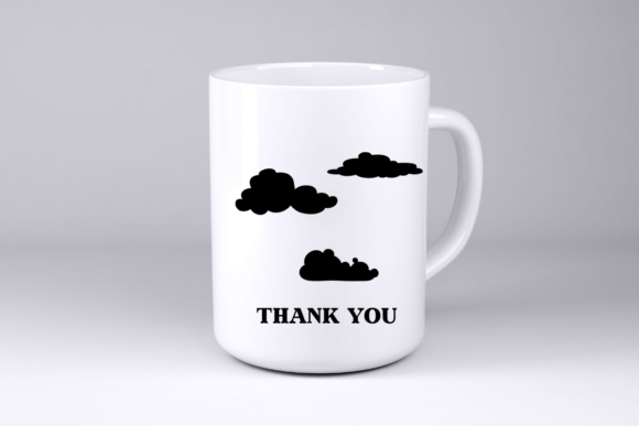 Cloud Silhouettes Font - Preview 6