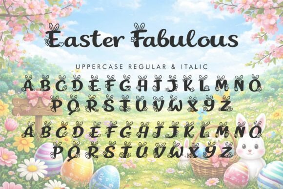 Easter Fabulous Font - Preview 4