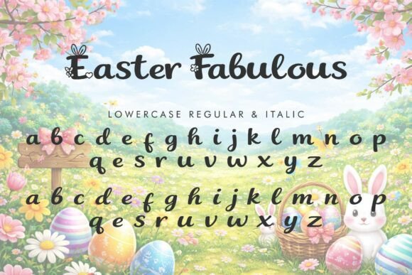 Easter Fabulous Font - Preview 5