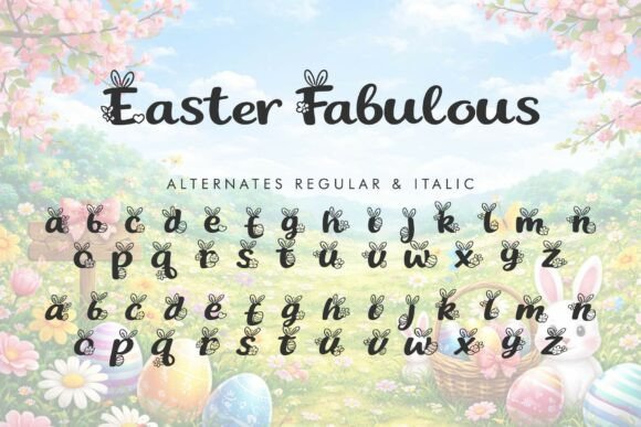 Easter Fabulous Font - Preview 6