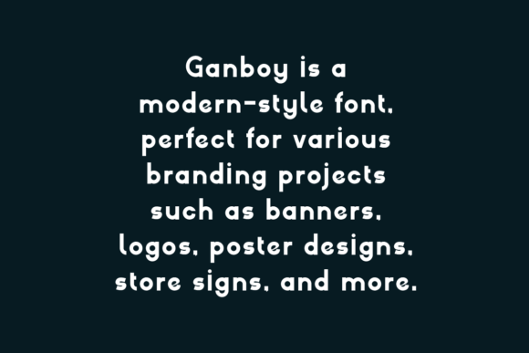Ganboy Font PNG with transparent background - Preview 4