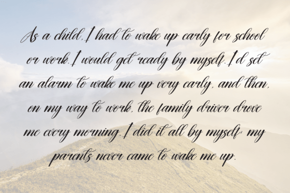 Mustang Font PNG with transparent background - Preview 5