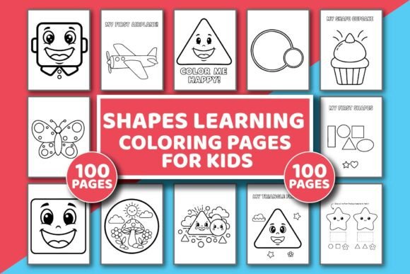 Shapes Learning Coloring Pages for Kids
