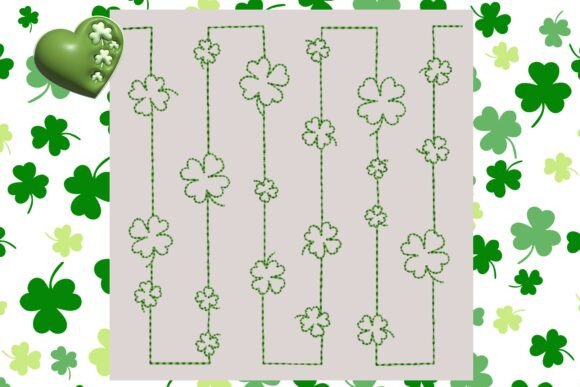 Traveling Shamrocks Block-End to End