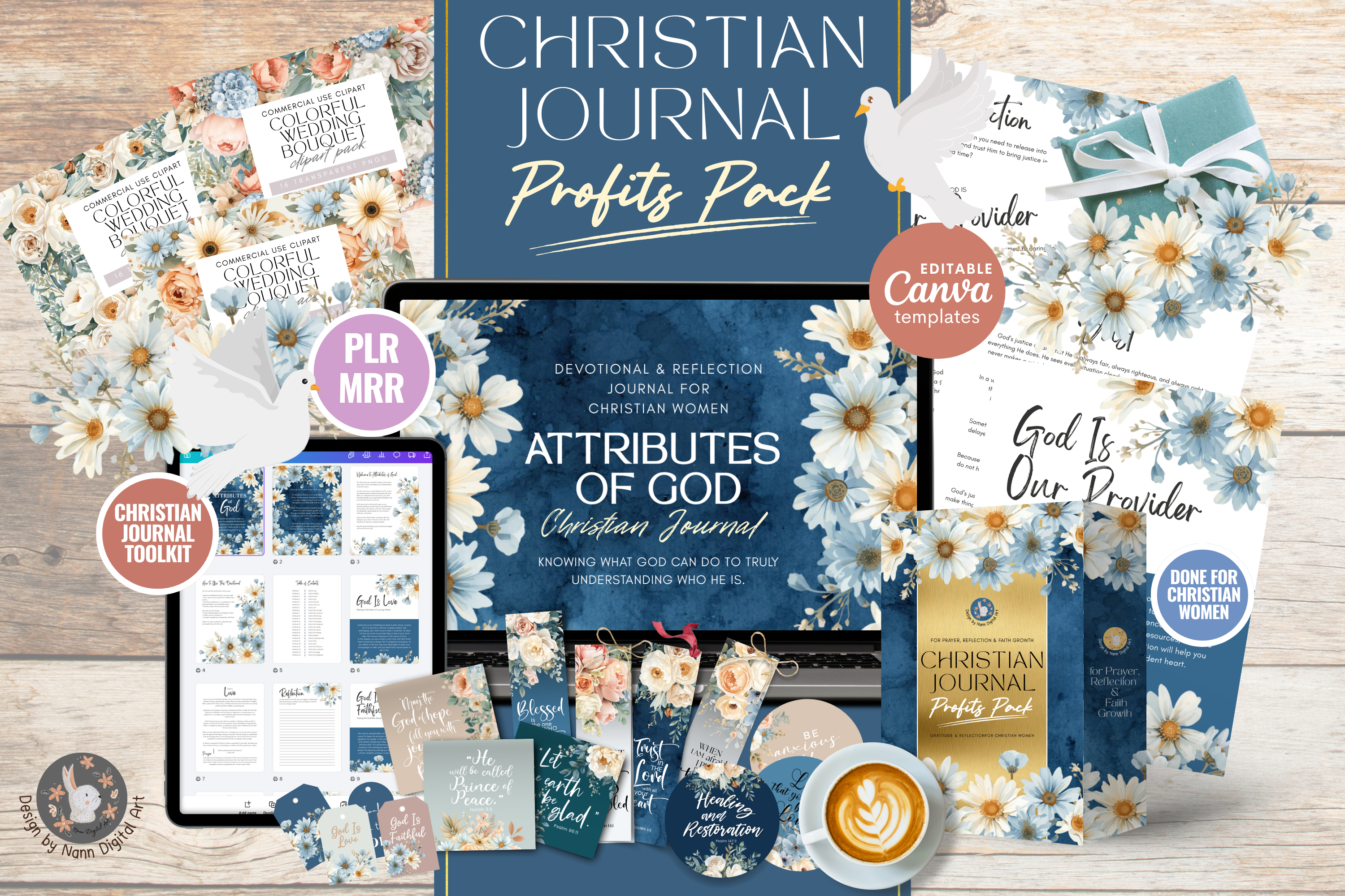 Attributes of God Devotional Canva