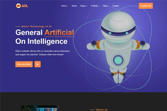 AI Agency & IT Startup Busniess Theme