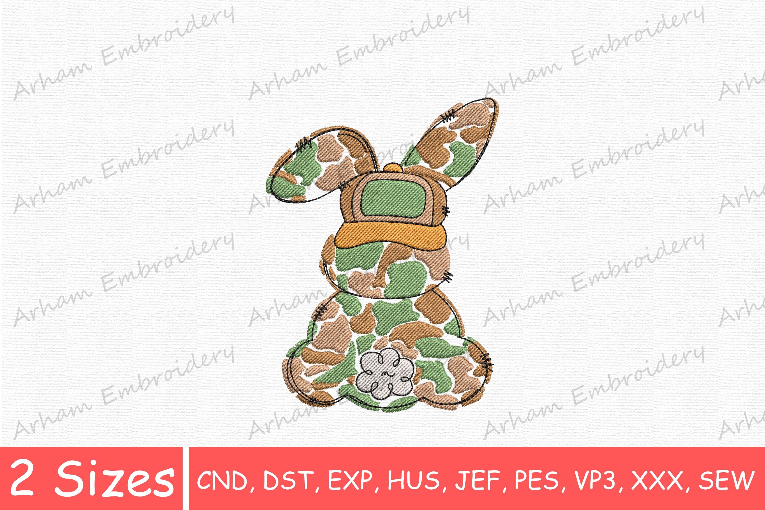 Camouflage Rabbit with Cap