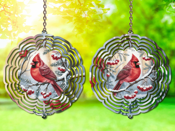 Cardinal Wind Spinner PNG