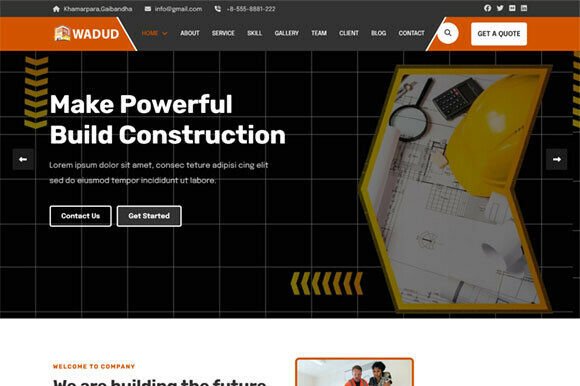 Construction & Architecture HTML Theme