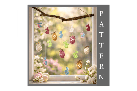 Easter Bunny + Egg Cover Crochet Pattern