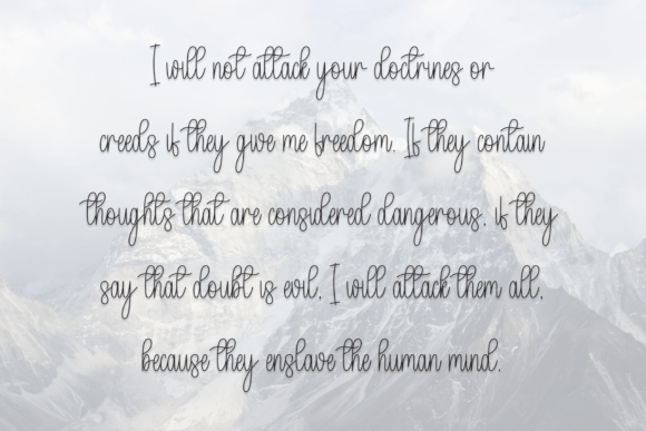 Festival Winterland Font PNG with transparent background - Preview 5