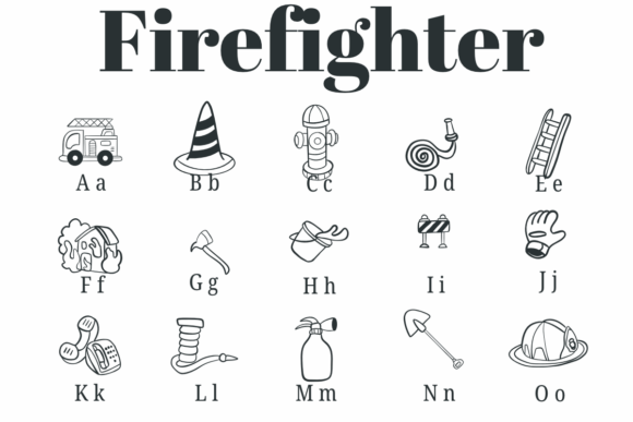 Firefighter Font - Preview 1