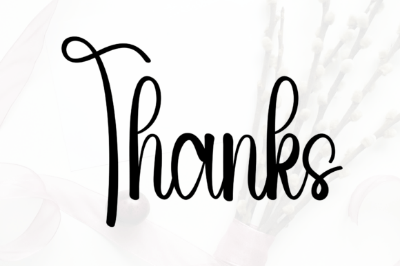 Flower Angel Font PNG with transparent background - Preview 4