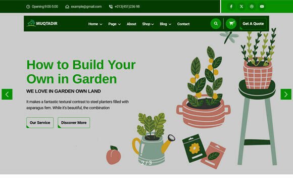 Gardening & Landscapeing HTML Template