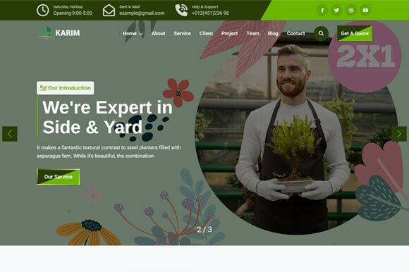 Gardening & Landscaping HTML Template