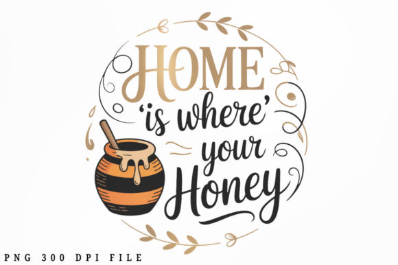 Home is Where Your Honey Sublimation Des