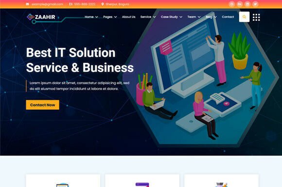 IT & Technology Business Service Theme