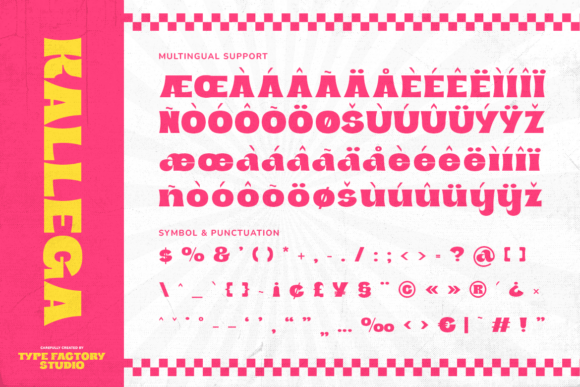 Kallega Font PNG with transparent background - Preview 2