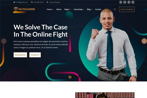 Law Firm & Lawyer Service HTMLTemplate