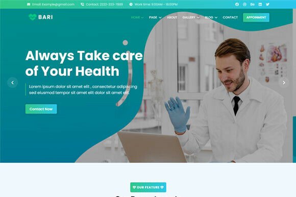 Medical & Healthcare Service HTML Theme
