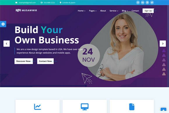 Multipurpose Business Agency HTML Theme