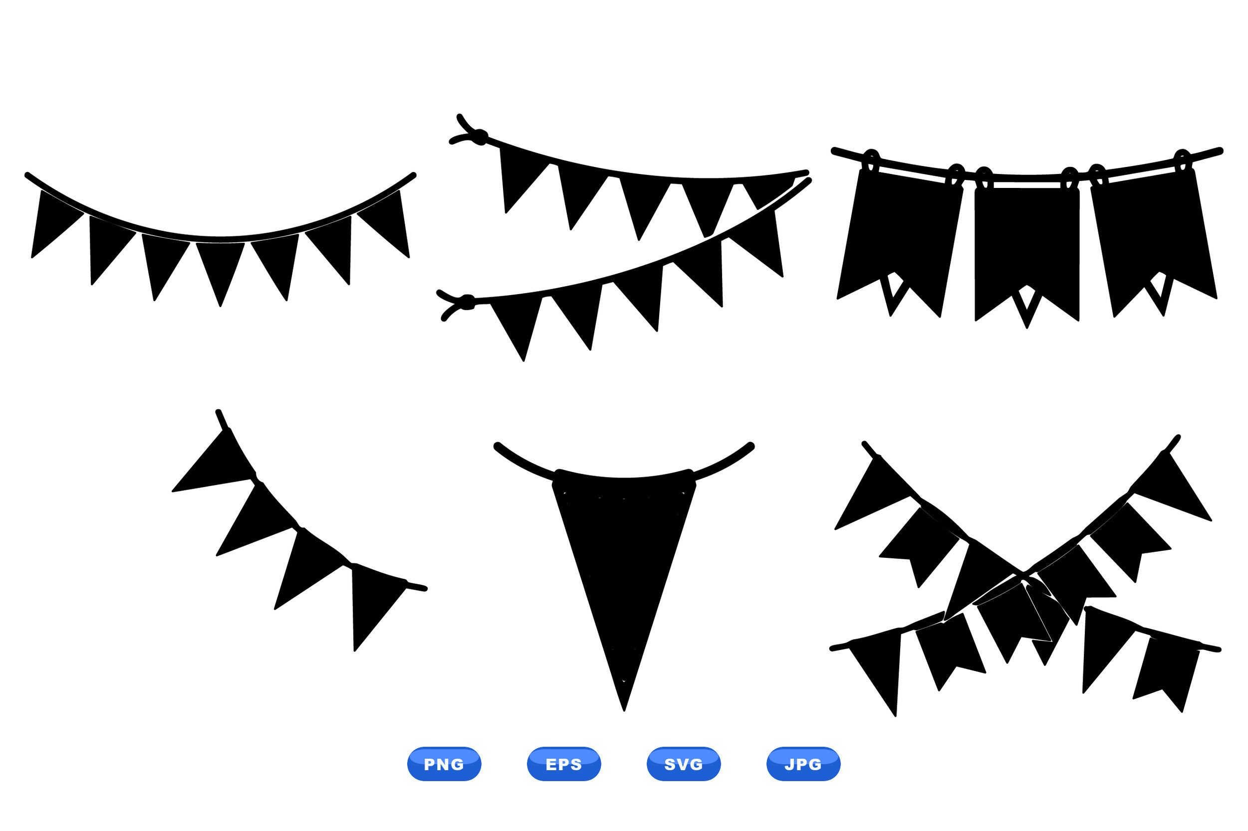 Party Bunting SVG Collection