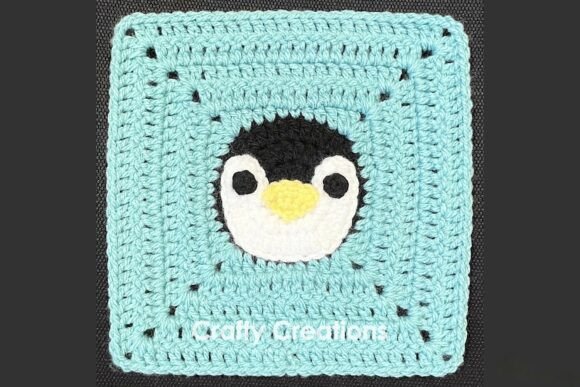 Penguin Granny Square Crochet Pattern