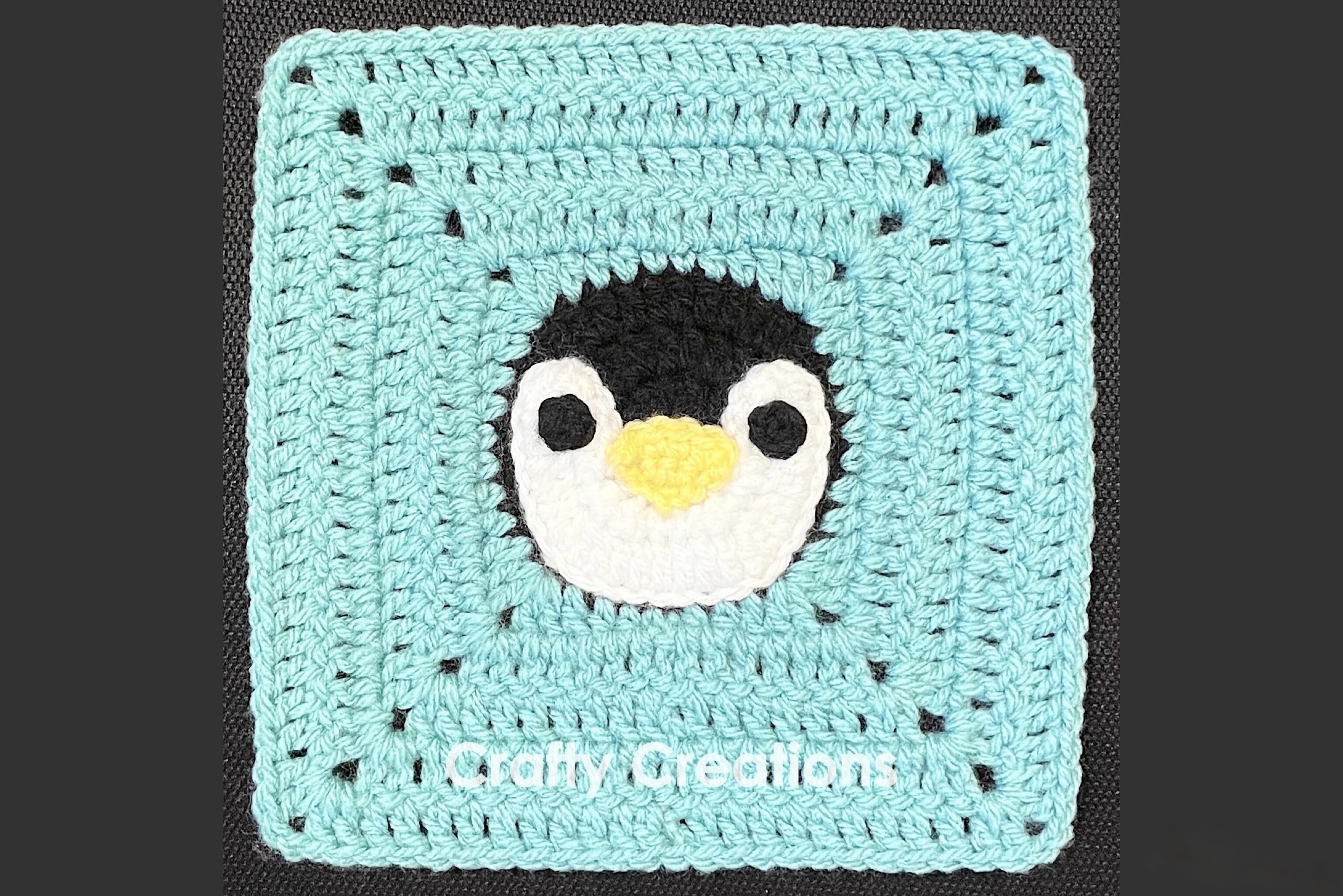Penguin Granny Square Crochet Pattern
