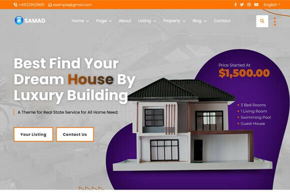 Real Estate Multipage HTML Template