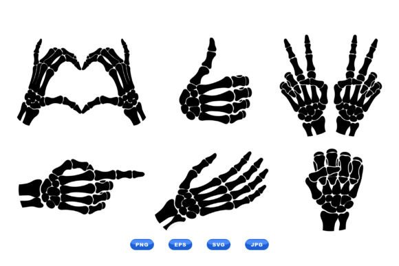 Skeleton Hand SVG Collection