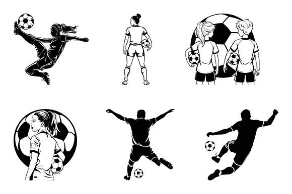 Soccer Player Svg,Personalized Bundle Grafika Rękodzieła Przez Vector Zone Area