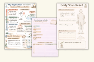 Somatic Therapy Nervous System Workbook Graphic by Nora as · Creative ...