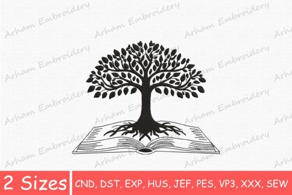 Tree Growing from Book