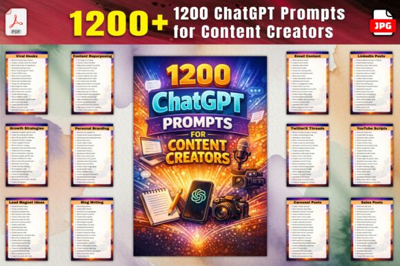 1200 ChatGPT Prompts for Content Creator